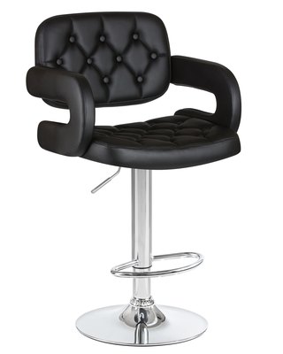 Стул барный DOBRIN Набор 2 шт Стул барный DOBRIN TIESTO, чёрный арт. LM-3460-N_CH-M_EL-black