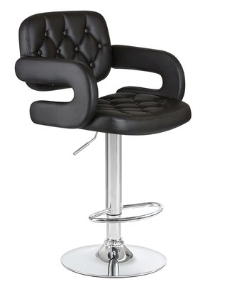 Стул барный DOBRIN Набор 2 шт Стул барный DOBRIN TIESTO, чёрный арт. LM-3460-N_CH-M_EL-black