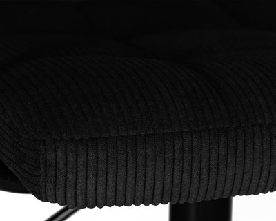Стул барный DOBRIN Стул барный DOBRIN KRUGER ARM BLACK, черный вельвет (LAR-E2041-52) арт. LM-5011_B-M_VV-LAR-E2041-52