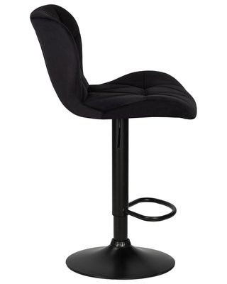 Стул барный DOBRIN Стул барный DOBRIN BARNY BLACK, черный велюр (MJ9-101) арт. LM-5022_B-M_V-MJ9-101