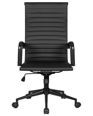 Кресло руководителя DOBRIN Офисное кресло для руководителей DOBRIN CLARK SIMPLE BLACK, чёрный арт. LMR-101B_B-M_EL-black