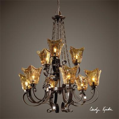 Абажур Uttermost Люстра  ВЕТРАО ЧАПДЛИЕР/Vetraio, 9-Lt Chandelier арт. ZN-170973