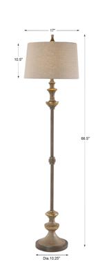 Абажур Uttermost Торшер ВЕТРАЛЛА/VETRALLA арт. ZN-410458