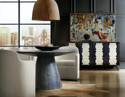 Абажур Hooker Стол обеденный круглый Commerce and Market Madison Round Dining Table арт. ZN-376253