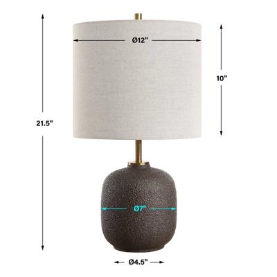 Абажур Uttermost Лампа настольная БЛЕКТОП/Blacktop арт. ZN-410481