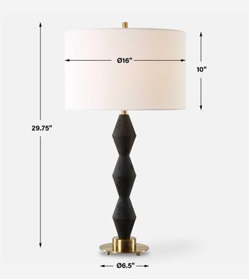 Абажур Uttermost Лампа настольная ЗРЕЕФОЛД/Threefold арт. ZN-410487