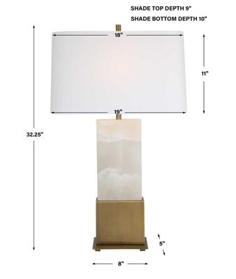 Абажур Uttermost Лампа настольная ОН Э КЛАУД/On a Cloud арт. ZN-410548