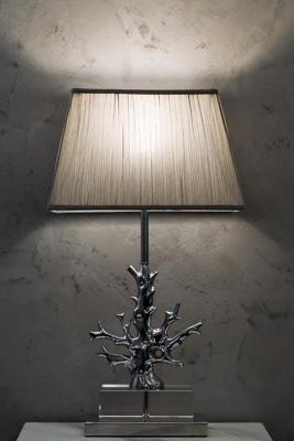 Лампа Garda Decor K2BT-1004 Лампа настольная Серебряный коралл (Silver coral) 70*46*86см арт. K2BT-1004