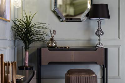 Лампа Garda Decor 22-87454 Лампа настольная плафон черный Д38,В76 арт. 22-87454