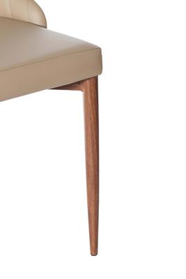 Мебель Garda Decor 30C-905 Стул экокожа бежевая 44*58*90см (2) арт. 30C-905