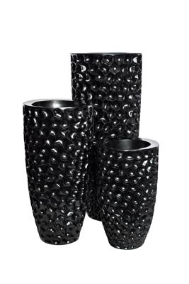 Кашпо Garda Decor ZS-C785BL-34 Кашпо 36*36*86см цвет жемчужно-черный арт. ZS-C785BL-34