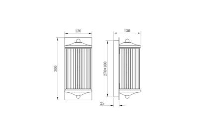 Бра Garda Decor K2KG0603W-2 Бра d13*30см арт. K2KG0603W-2