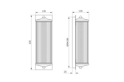 Бра Garda Decor K2KG0604W-1 Бра d13*42см арт. K2KG0604W-1