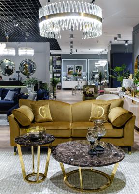Стол журнальный Garda Decor 33FS-ET20C05-PG Стол журнальный Темный Император (Dark Emperador)  d55х57,2 см арт. 33FS-ET20C05-PG