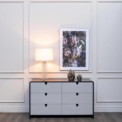Лампа Garda Decor 22-87529 Лампа настольная плафон белый Д40,5 В73 арт. 22-87529