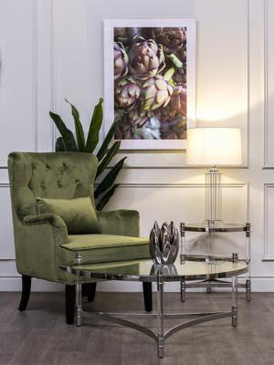 Лампа Garda Decor 22-87529 Лампа настольная плафон белый Д40,5 В73 арт. 22-87529