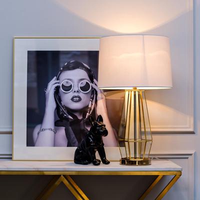 Лампа Garda Decor 22-88243 Лампа настольная плафон белый d35*72см арт. 22-88243