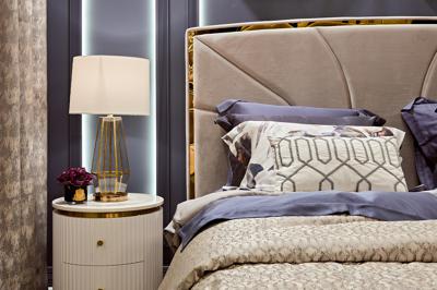 Лампа Garda Decor 22-88243 Лампа настольная плафон белый d35*72см арт. 22-88243