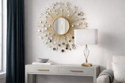 Лампа Garda Decor 22-88232 Лампа настольная плафон белый h66см арт. 22-88232
