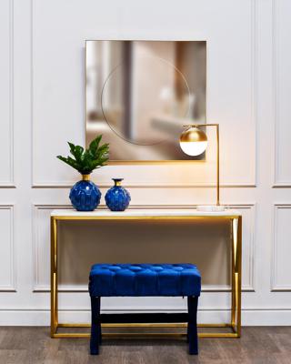 Лампа Garda Decor 22-88228 Лампа настольная металл цвет золото d45*55см арт. 22-88228