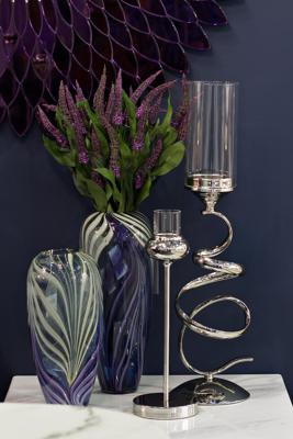 Подсвечник Garda Decor 2K166208 Подсвечник серебро 16х16х61 арт. 2K166208