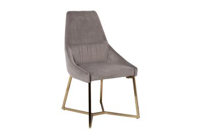 Мебель Garda Decor 30C-1185 GRE Стул велюр серый на метал.основании 55*62*94см арт. 30C-1185 GRE