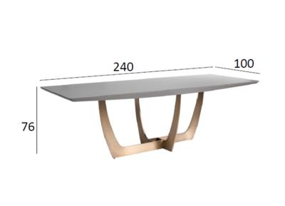 Стол Garda Decor 58DB-DT14803 Стол обеденный Космос (Space) L 240*100*76см арт. 58DB-DT14803