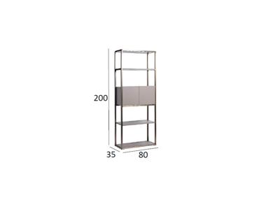 Стеллаж Garda Decor 58DB-SH16061A Стеллаж Космос (Space) тип А 80*35*200см арт. 58DB-SH16061A