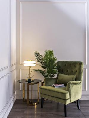 Стол журнальный Garda Decor 47ED-ET062GOLD Стол журнальный темн.стекло/золото d60*55см арт. 47ED-ET062GOLD