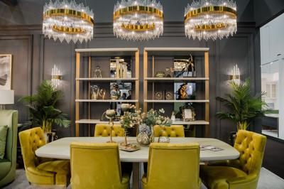 Потолочный светильник Garda Decor 62GDW-901-600 Люстра Клео (Cleo) M золото d60см h35см арт. 62GDW-901-600