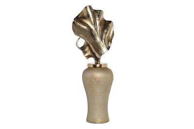 Ваза Garda Decor 71PN-50736 Ваза декоративная золотистая 25*18*65см арт. 71PN-50736