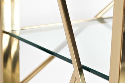 Стеллаж Garda Decor GY-SH8711GOLD Стеллаж стекло прозр/золото 80*35*180см арт. GY-SH8711GOLD