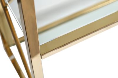 Стеллаж Garda Decor GY-SH8711GOLD Стеллаж стекло прозр/золото 80*35*180см арт. GY-SH8711GOLD