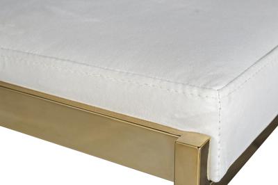 Стул барный Garda Decor GY-B8216GOLD-LG Стул барный, велюр светло-серый/золото  49*55*85 арт. GY-B8216GOLD-LG