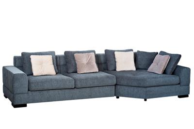 Диван Garda Decor Комплект мебели №4 диван Лацио(Lazio), угол трапеция правый арт. ZN-394386