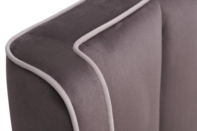 Кровать Garda Decor Кровать Одри(Odry) c подъем.мех. велюр лилово-серый Vel19 186*220*120 арт. ODRY1К-160M-Vel19+Vel09