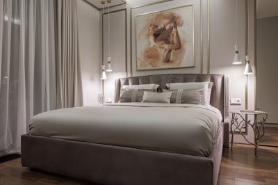 Кровать Garda Decor Кровать Одри(Odry) c подъем.мех. велюр лилово-серый Vel19 186*220*120 арт. ODRY1К-160M-Vel19+Vel09