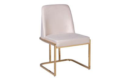Стул Garda Decor GY-DC8365GOLD-CR Стул велюр кремовый/золото 54*56*89см арт. GY-DC8365GOLD-CR