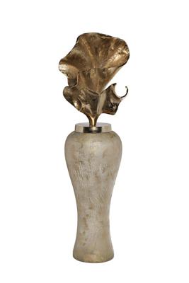Ваза Garda Decor 71PN-50737 Ваза декоративная золотистая 27*23*90см арт. 71PN-50737