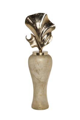 Ваза Garda Decor 71PN-50737 Ваза декоративная золотистая 27*23*90см арт. 71PN-50737