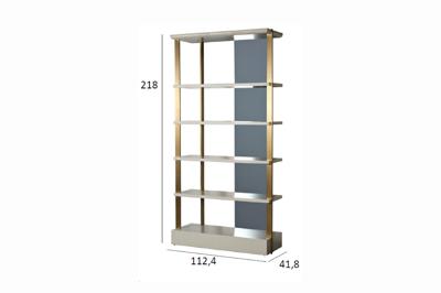 Мебель Garda Decor 58DB-SH19263 Стеллаж Бэль Эйр (Bel Air) 112,4*41,8*218см арт. 58DB-SH19263