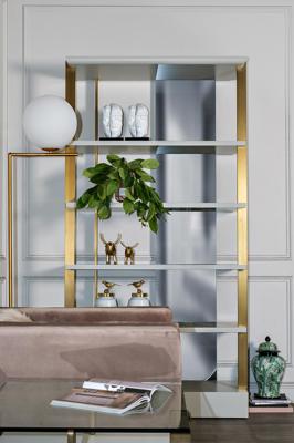 Мебель Garda Decor 58DB-SH19263 Стеллаж Бэль Эйр (Bel Air) 112,4*41,8*218см арт. 58DB-SH19263