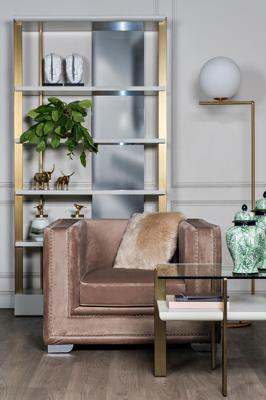 Мебель Garda Decor 58DB-SH19263 Стеллаж Бэль Эйр (Bel Air) 112,4*41,8*218см арт. 58DB-SH19263