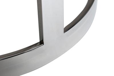 Стол журнальный Garda Decor 47ED-ET081S Столы журн(наб из 2шт)стекло мрам/хром d60*60/d46*50 арт. 47ED-ET081S