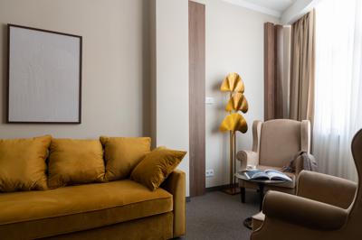 Торшер Garda Decor K2KM1125F-3 Торшер металлич."Гинкго" латунь L55*W26*H183 арт. K2KM1125F-3