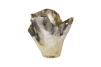 Ваза Garda Decor 71PN-1812 Ваза металлическая серебро/шампань 34*29*33см арт. 71PN-1812