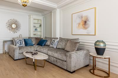 Диван Garda Decor Комплект мебели №26 диван Манчестер(Manchester-M) угловой с механизмом арт. ZN-394399