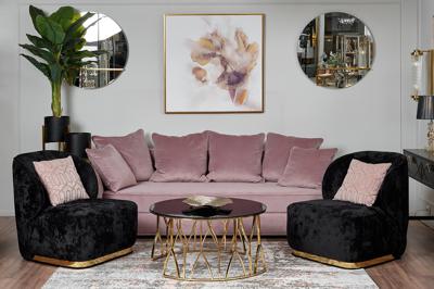 Зеркало Garda Decor KFG096 Зеркало круглое с металл. вставками золото d80см арт. KFG096