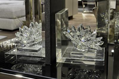 Держатель для книг Garda Decor XBE1580 Держатели для книг "Лотосы" 2 шт. 11,5*11,3*12*3см. арт. XBE1580