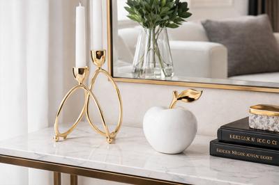 Подсвечник Garda Decor 2K299535G Подсвечник металлич., золотой 25*13*23см арт. 2K299535G